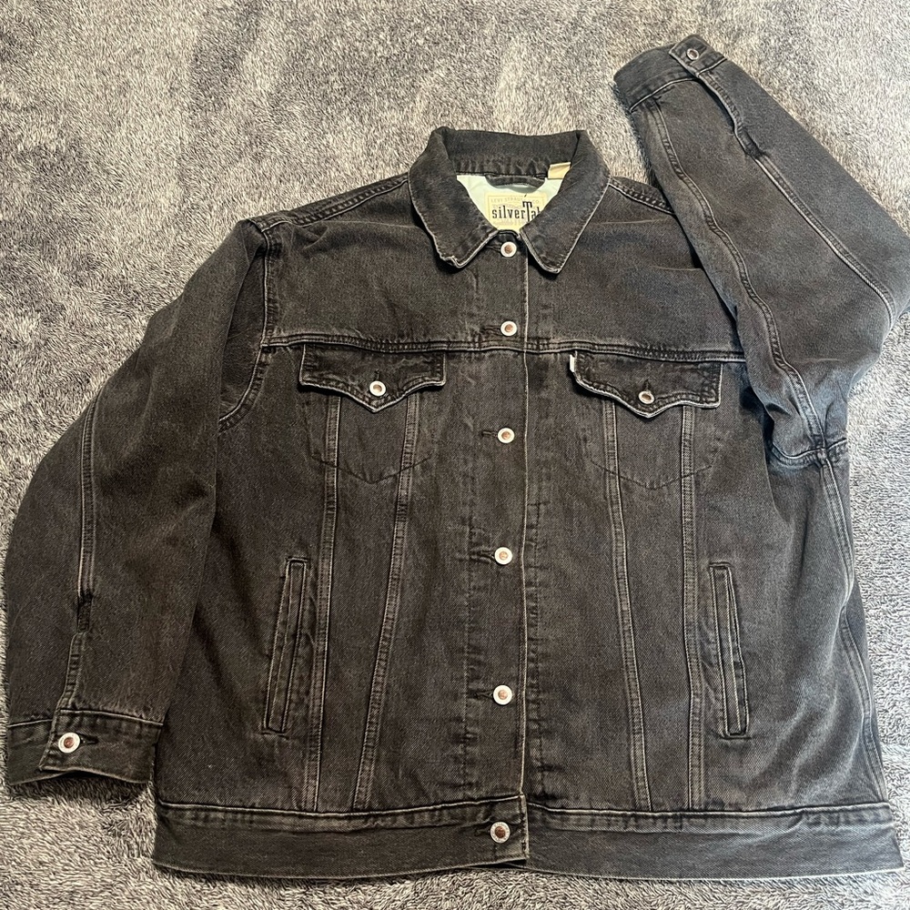 Levi's Black Washed Denim Jacket - Men’s Trucker Style